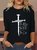 Women's Christian Cross Casual Shirt