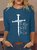 Women's Christian Cross Casual Shirt