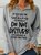 Women's I‘m Have A Staff Meeting Hilarious Shawl Collar Casual Sweatshirt