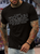Men's I can explain but I can't understand for you Cotton-Blend Casual Loose Text Letters T-Shirt