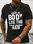 Men's With A Body Like This Funny Casual Loose Cotton T-Shirt