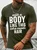 Men's With A Body Like This Funny Casual Loose Cotton T-Shirt