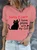Cotton Sorry I Can't I Have Plans With My Cat Casual Cat Regular Fit T-Shirt