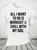 Cotton All I Want To Do Is Workout & Chill With My Dog Loose Casual Dog Crew Neck T-Shirt