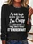 My Kids Laugh Because They Think I’m Crazy They Don’t Know It’s Hereditary Casual Cotton-Blend Long Sleeve Shirt