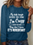 My Kids Laugh Because They Think I’m Crazy They Don’t Know It’s Hereditary Casual Cotton-Blend Long Sleeve Shirt