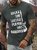 Men’s Relax The Guitar Player Has Arrived  Casual Regular Fit Cotton Crew Neck T-Shirt