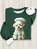 Loose Casual Dog Sweatshirt