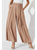 Women's  H-Line Straight Pants Daily Going Out Pants Black Casual Knot Front Plain Spring/Fall Pants