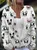 Funny Dogs With Glasses Print Women's Cardigan