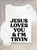 Jesus Loves You I'm Tryin Christian Casual Long Sleeve Shirt