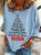 Names of Jesus Christmas Tree Isaiah 9 6 Casual Sweatshirt
