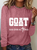Goat God Over All Things Casual Long Sleeve Shirt