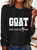 Goat God Over All Things Casual Long Sleeve Shirt