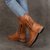 Plain Suede Autumn Riding Boots