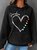 Grandma Heart Simple Loose Hoodie