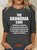 The Grandma Code Funny Casual Long Sleeve Shirt