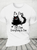 It's Fine Funny Cat Cotton T-Shirt