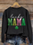 St. Patrick's Day Lucky MaMa Print Casual Crew Neck Sweatshirt