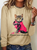 Breast Cancer Awareness Cat Casual Long Sleeve Shirt