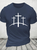Jesus Faith Cross Cotton T-Shirt