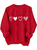 Casual Loose Heart/Cordate Crew Neck Sweatshirt