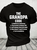 The Grandpa Code Funny Grandpa Cotton T-Shirt