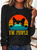 Ew，People Casual Long Sleeve Shirt