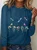 Dragonflies Wildflowers Casual Long Sleeve Shirt
