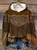 Retro Floral Pattern Art Print Casual Sweatshirt