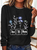 Autism Bundle Retro Wildflower Autism Bundle Casual Long Sleeve Shirt