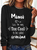 Too Cool Mimi Grandma Tshirt Special Grandmother Casual Long Sleeve Shirt