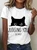 Judging You Sarcastic Cat Cotton T-Shirt