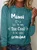 Too Cool Mimi Grandma Tshirt Special Grandmother Casual Long Sleeve Shirt