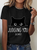 Judging You Sarcastic Cat Cotton T-Shirt
