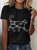 Cat Petting Chart Cotton T-Shirt