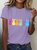 Women's Easter Bunny Funny Casual Cotton Crew Neck Short SleeveT-Shirt