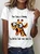 Your Crazy Is Showing, You Better Tuck That Back In Funny Giraffe Cotton T-Shirt