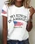 Retro No Kings In America Since 1776 Print T-Shirt