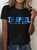In April We Wear Blue Cotton T-Shirt