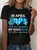 In April We Wear Blue Autism Awareness Women Cotton T-Shirt