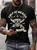 Men'S Retro Gulf Of Mexico Est 1550 Stay Salty And Resist Printed Casual Crew Neck T-Shirt