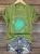 Women's Gulf of Mexico Print V-Neck T-Shirt