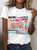 She Is Mom Retro Blessed Mom Cotton T-Shirt