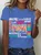 She Is Mom Retro Blessed Mom Cotton T-Shirt