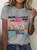 She Is Mom Retro Blessed Mom Cotton T-Shirt