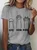 Rock Paper Scissors Funny Cat Paw Cotton T-shirt