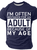 Men's Act My Age Funny Short Sleeve T-shirt