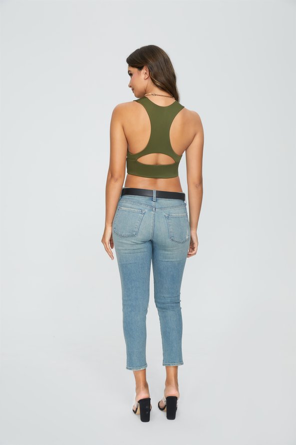 Plain Sports Regular Fit Tank Top