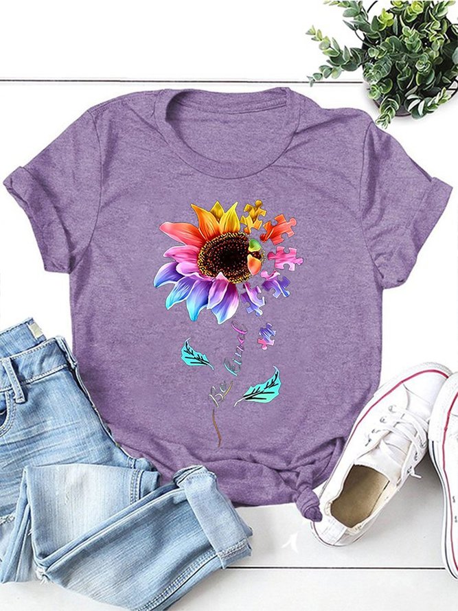 Be Kind Shift Short Sleeve Casual Women Tee